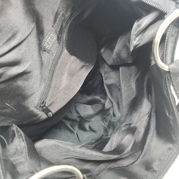 Bijoux Terner Black VEGAN LEATHER Hobo Bag. - Picture 8 of 12